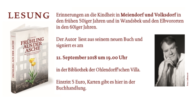 Lesung Rainer Hüls in der Ohlendorff'schen Villa 2018