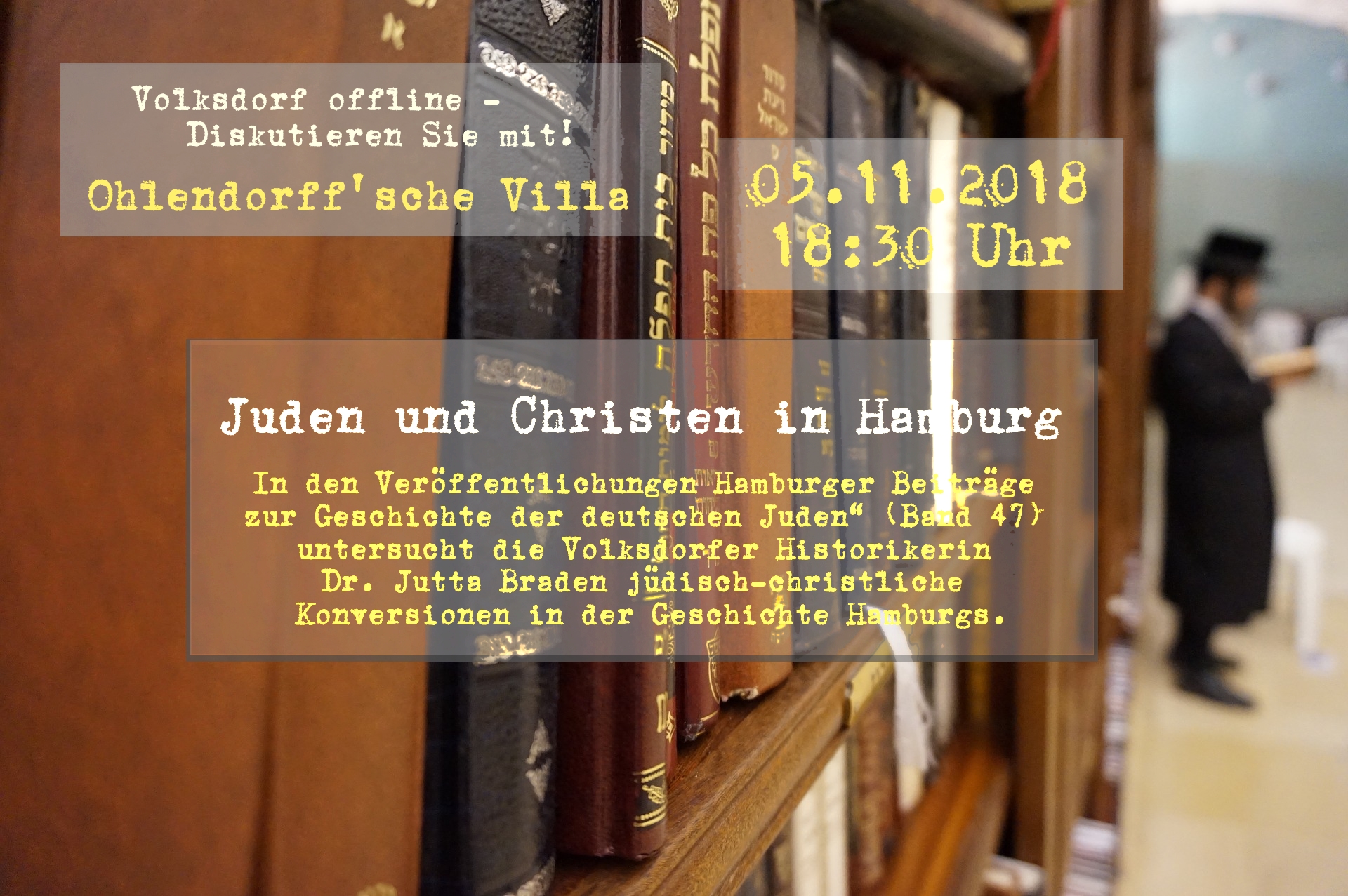 Volksdorf offline - Juden und Christen in Hamburg